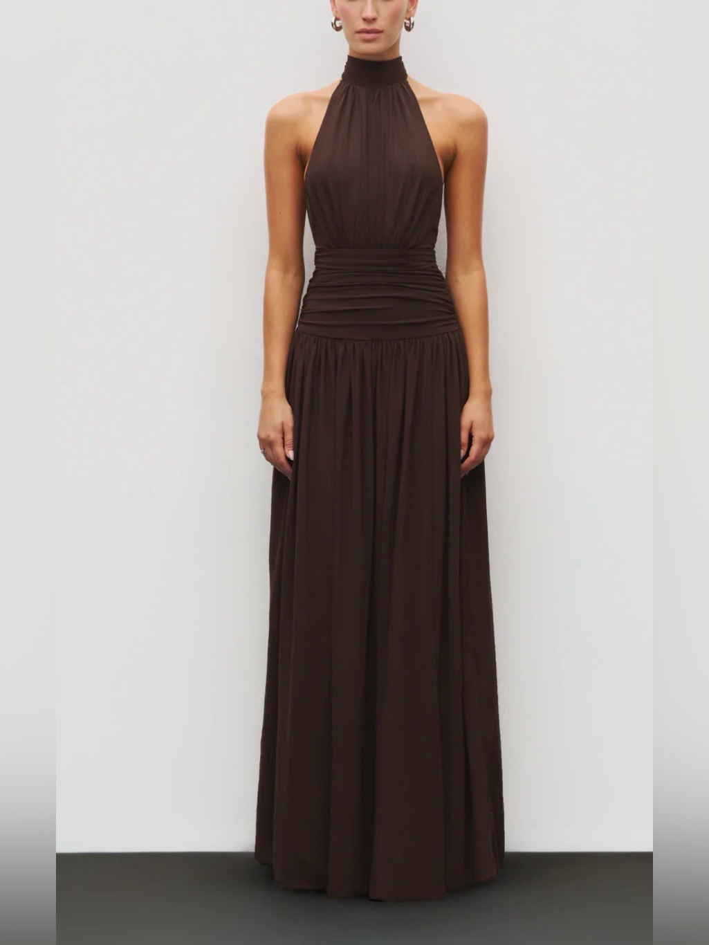 Heiress Beverly Hills The Halter Slit Gown Xs Brand New